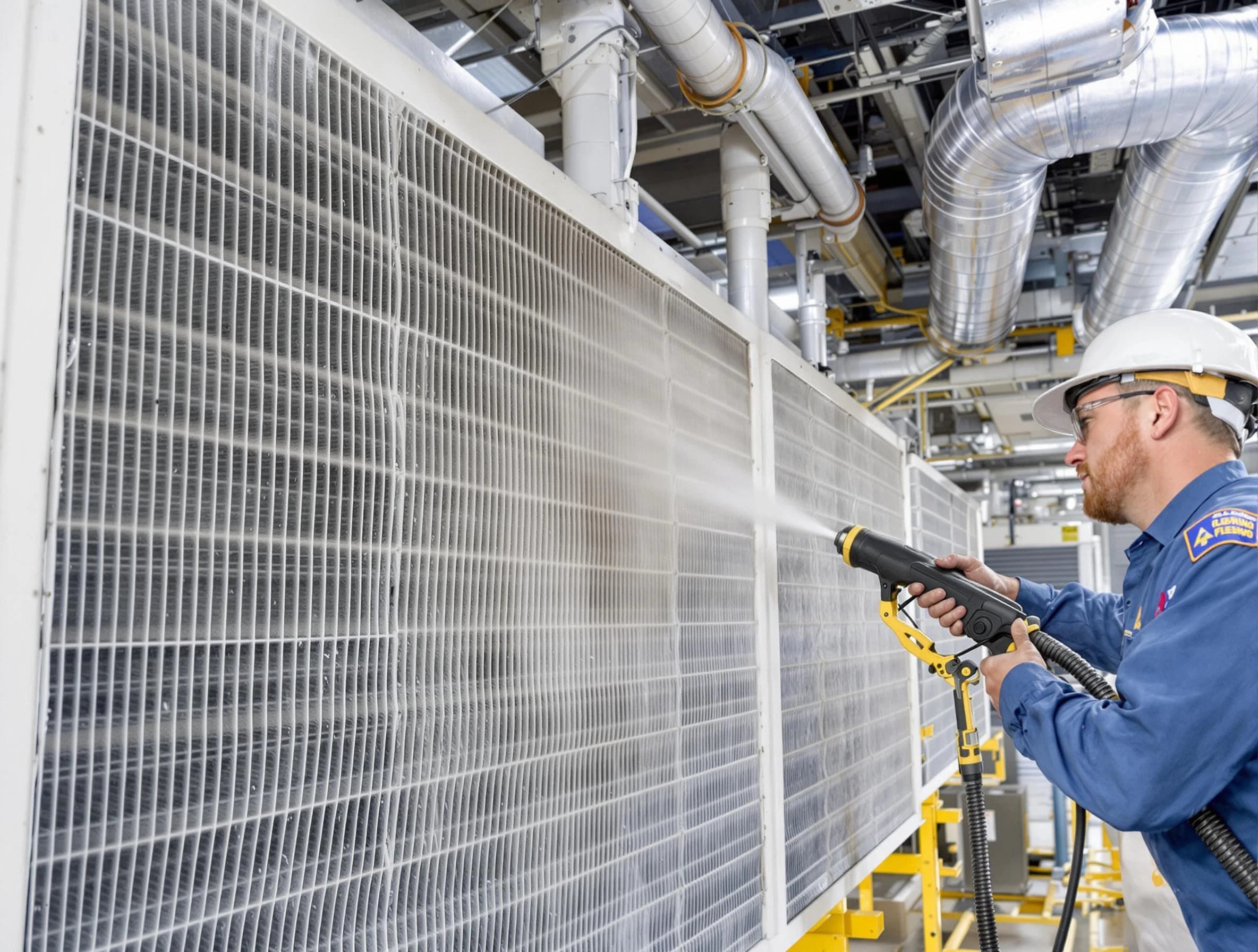 Professional commercial coil cleaning by Glenshaw Air Duct Cleaning in Glenshaw