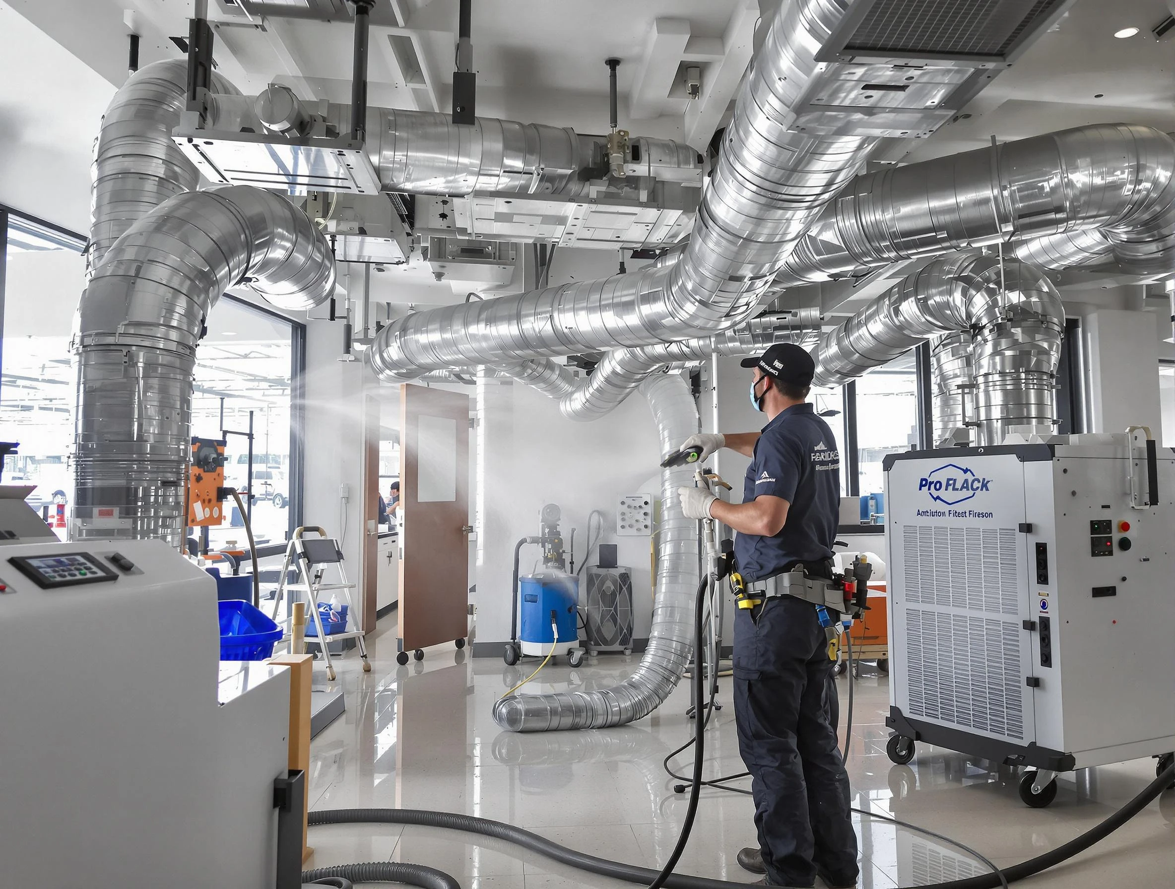 Negative Pressure Air Duct Cleaning in Glenshaw