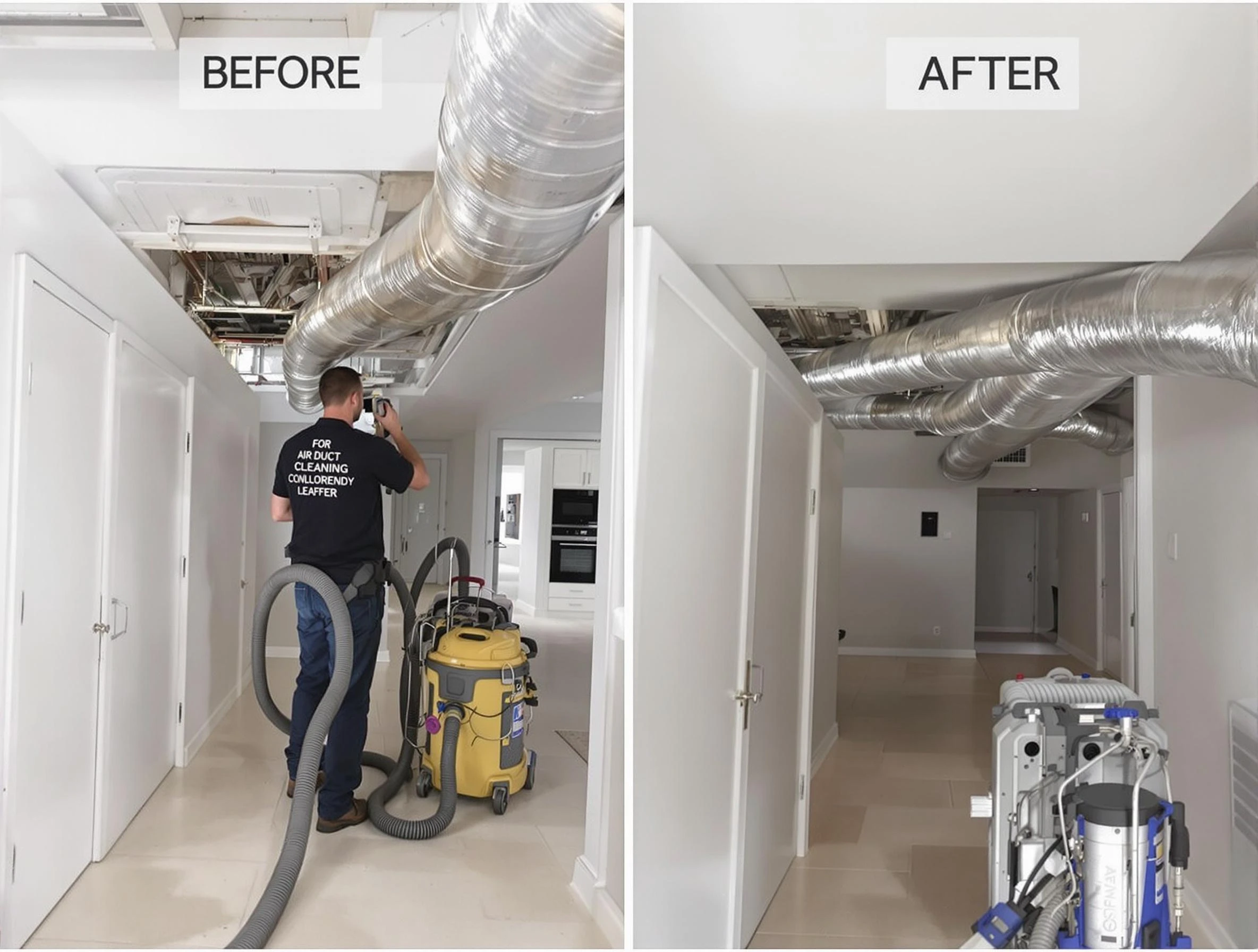 Glenshaw Air Duct Cleaning professional performing thorough air duct cleaning in Glenshaw