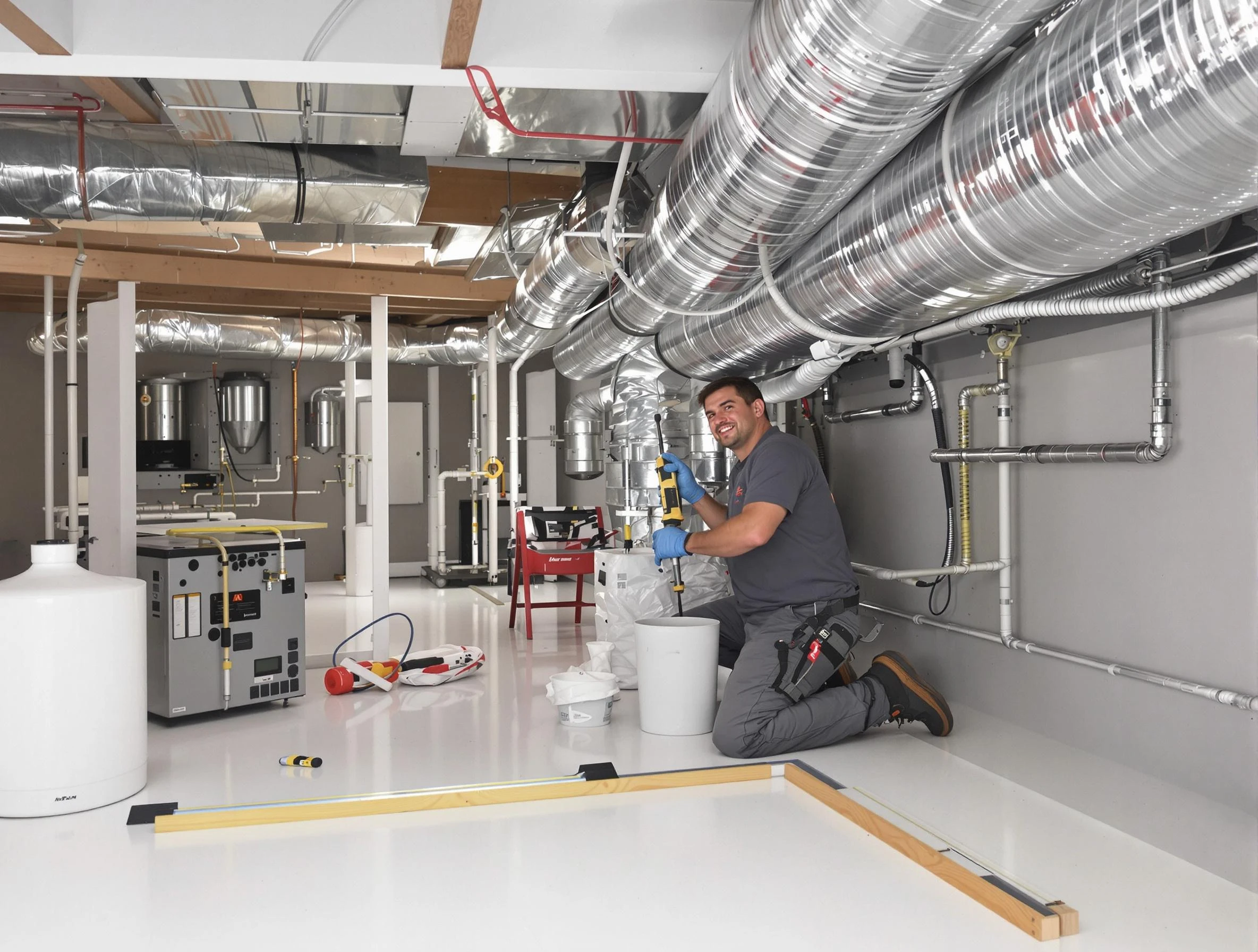 Professional duct sealing service by Glenshaw Air Duct Cleaning in Glenshaw