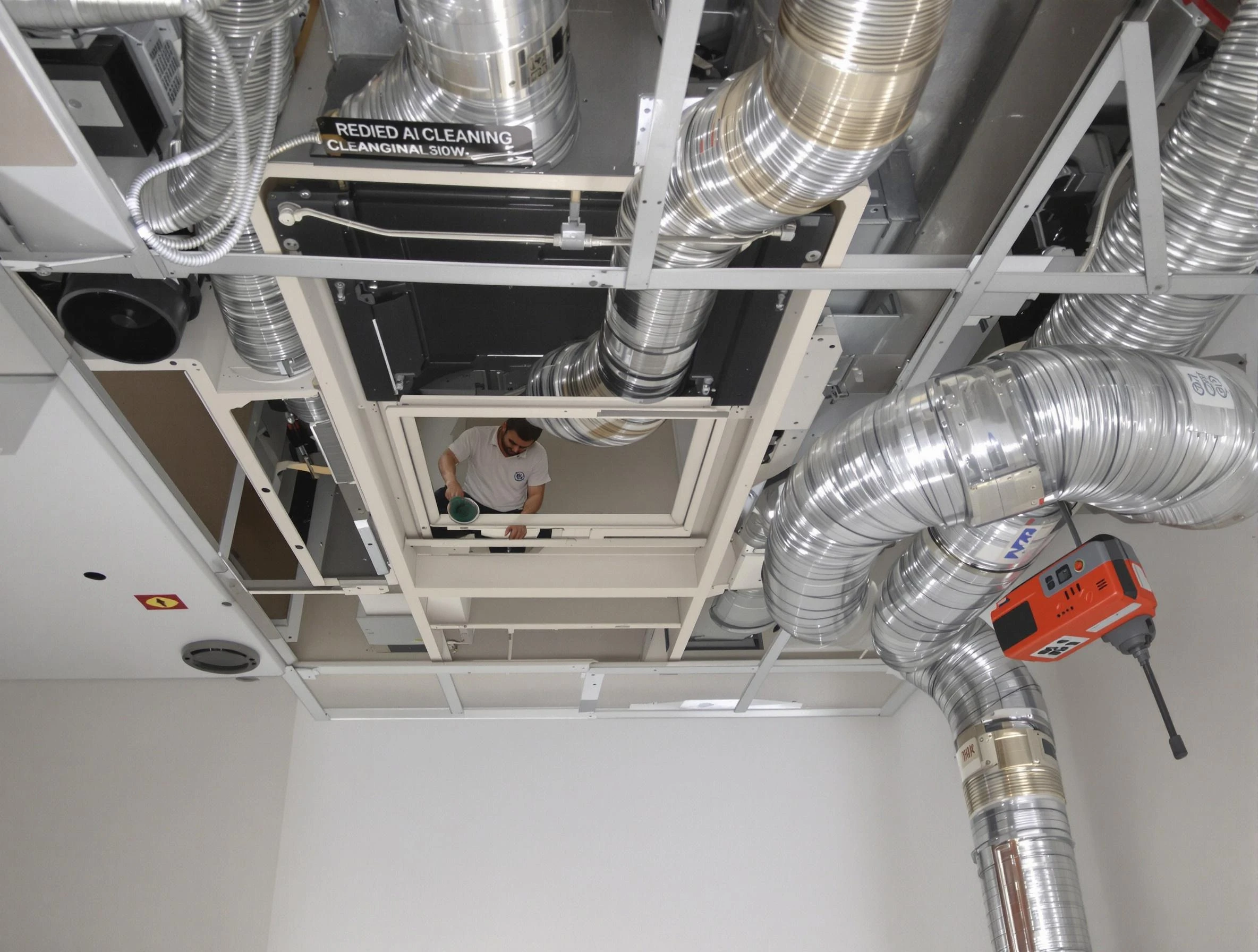 Glenshaw Air Duct Cleaning technician performing detailed central duct system cleaning in Glenshaw