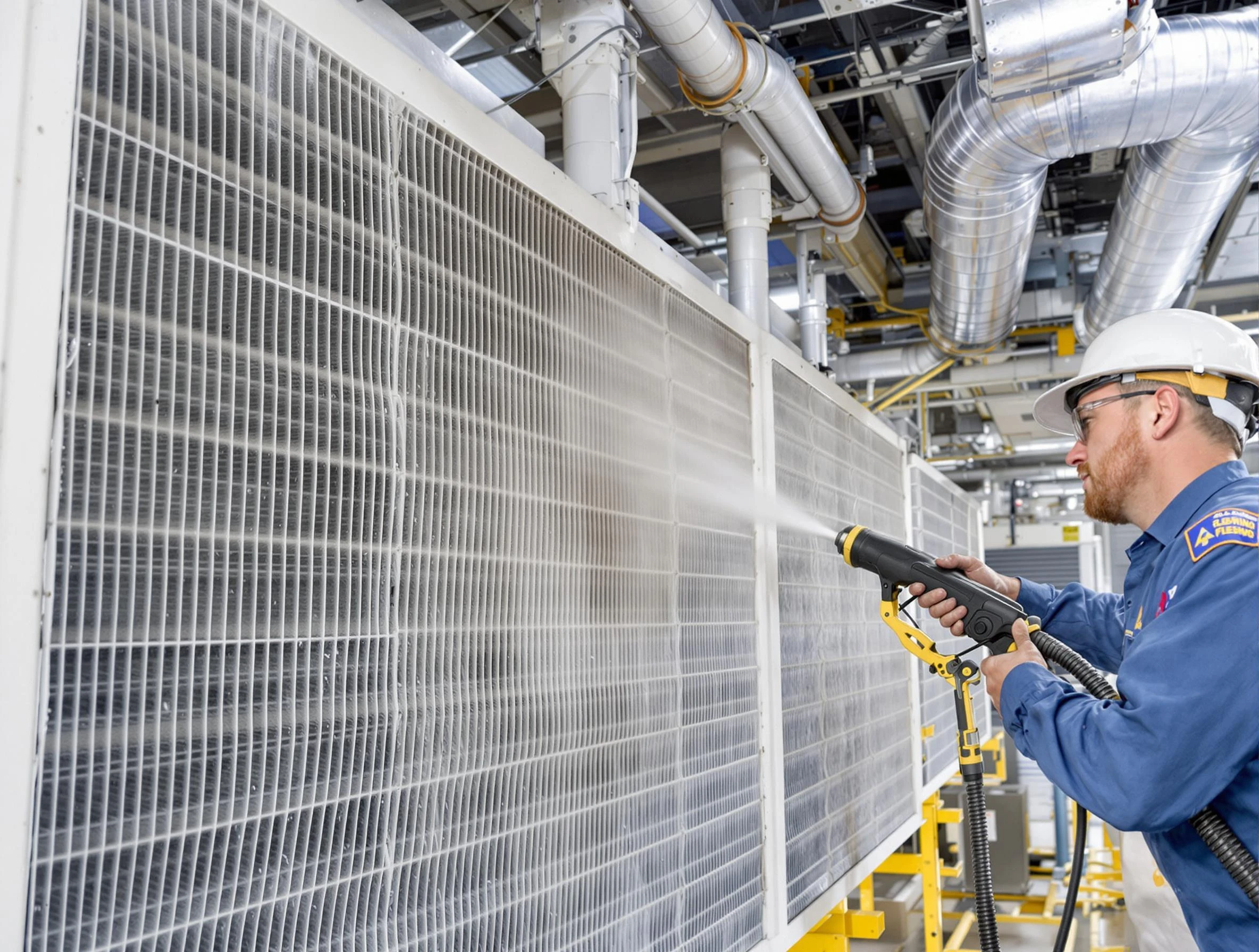 Professional commercial coil cleaning by Glenshaw Air Duct Cleaning in Glenshaw