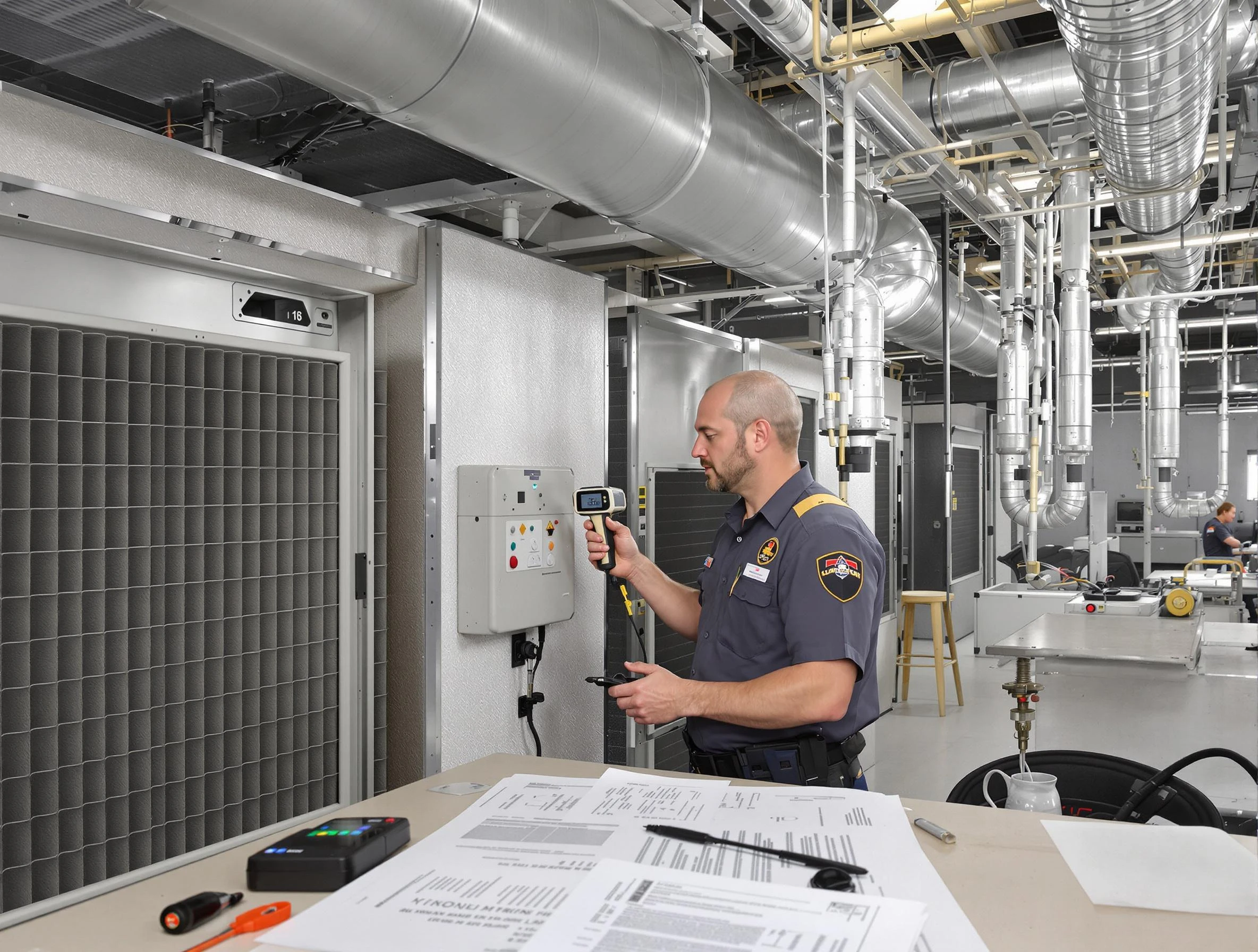 Professional filter system inspection by Glenshaw Air Duct Cleaning in Glenshaw