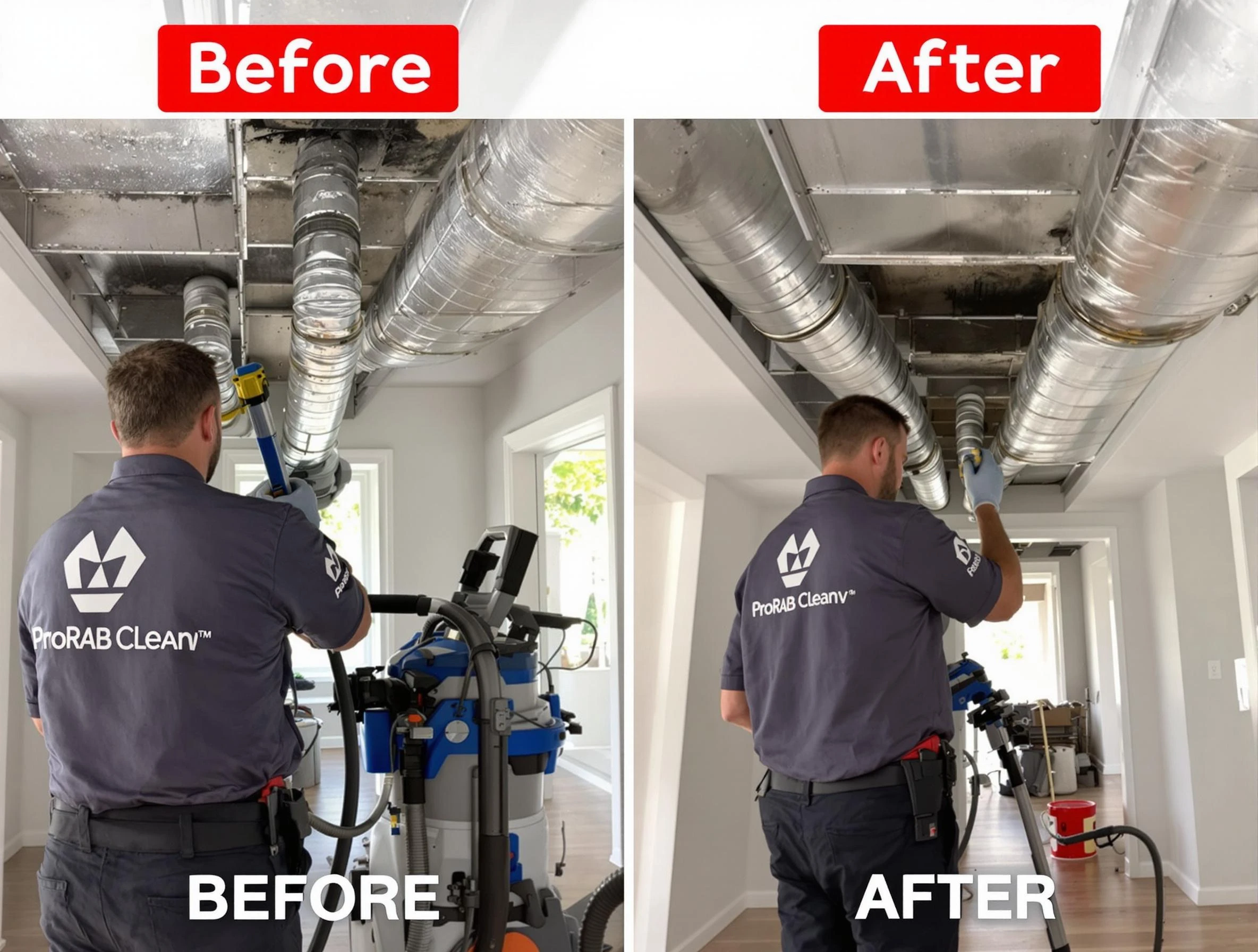 Glenshaw Air Duct Cleaning expert performing thorough residential duct cleaning in a Glenshaw home